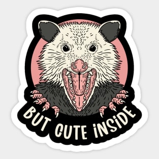 But Cute Possum Sticker